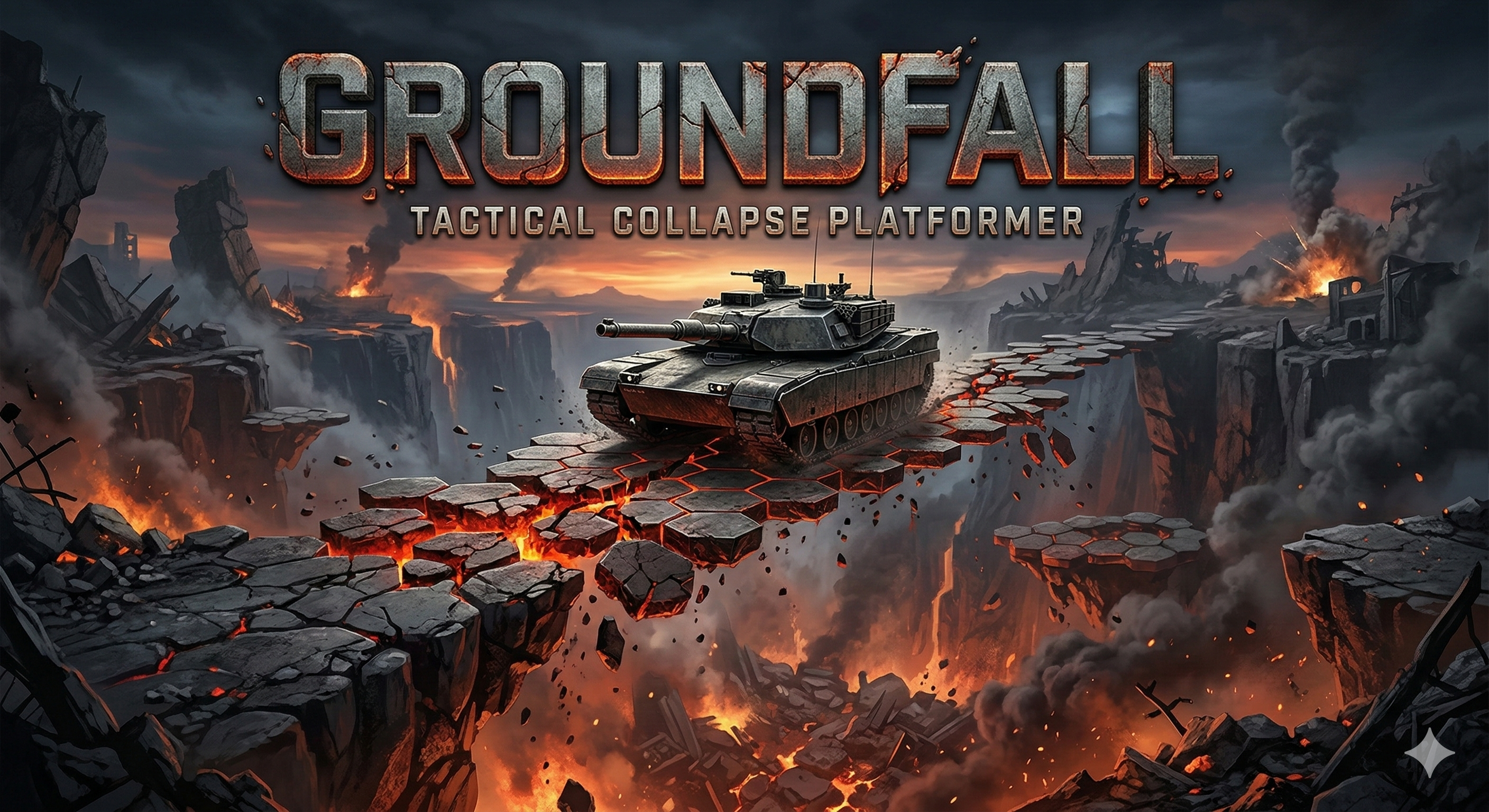 GroundFall Game Logo